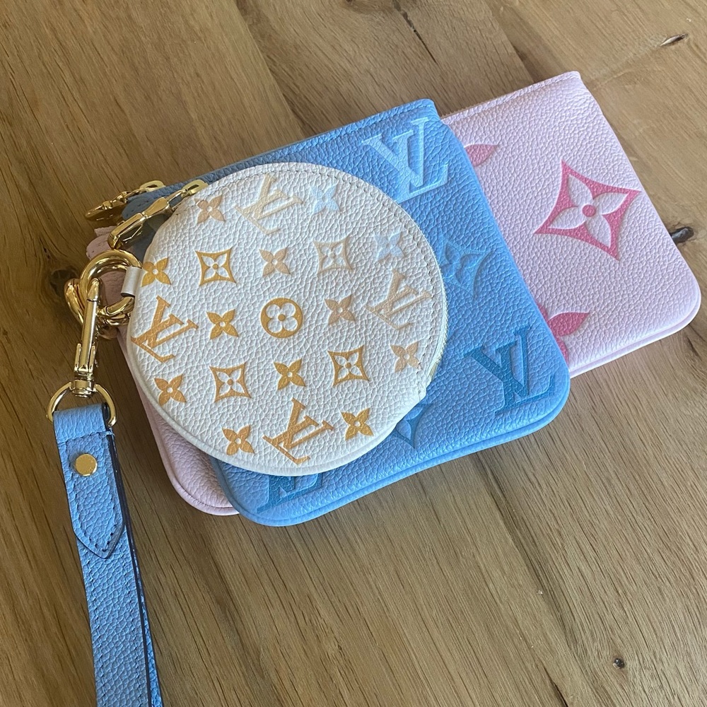 NWT LOUIS VUITTON BY THE POOL TRIO POUCH